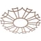 Ekena Millwork Augustus Wood Fretwork Pierced Ceiling Medallion, Wood (Paint Grade), 36"OD x 12 5/8"ID x 3/8"T CMWP36X36X0375AUMF - alternate 4